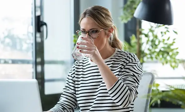 Business office glass water 3