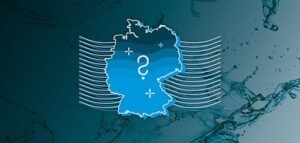 Deutschlandkarte mit Fragezeichen