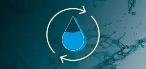 Blog-Icon Vorschaubild Wassertropfen mit Pfeilen