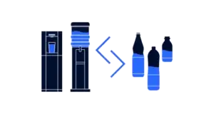Nachhaltigkeit im Vergleich: Wasserspender, Glas- oder Plastikflaschen